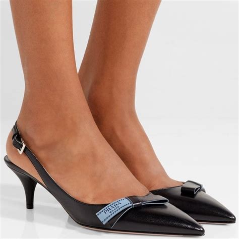 prada bow slingback|prada slingback shoes 2020.